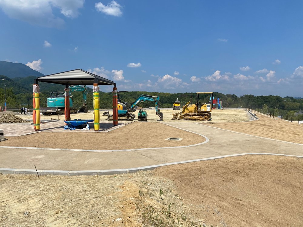 平野中央公園(橋本市)の施工写真