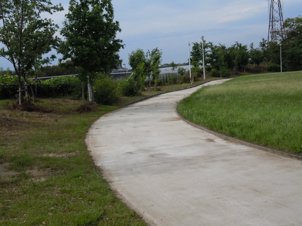 寝屋川公園(遊歩道)の施工写真